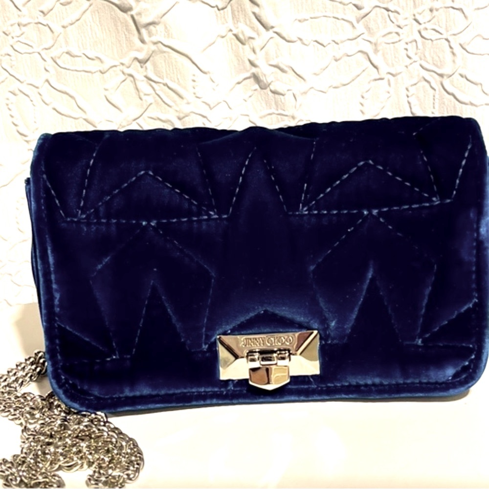 Authentic Jimmy Choo velvet bag